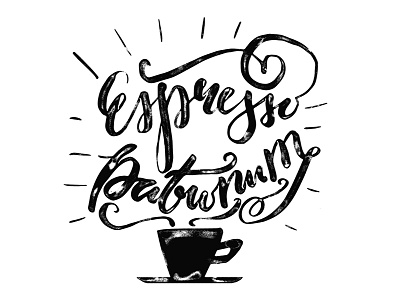 Espresso Patronum Hand-lettering brush lettering caffeine coffee coffee cup coffee quote espresso hand lettering hand lettering art harry potter lettering