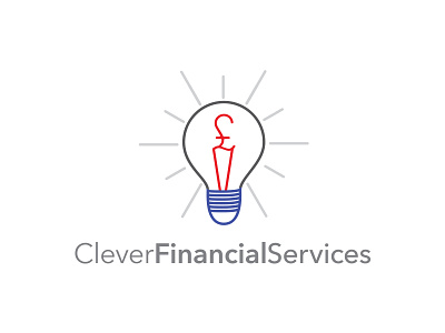 Clever Financial Services Logo bank bank logo finance finance logo financial investment logo money pound private wealth sterling wealth logo
