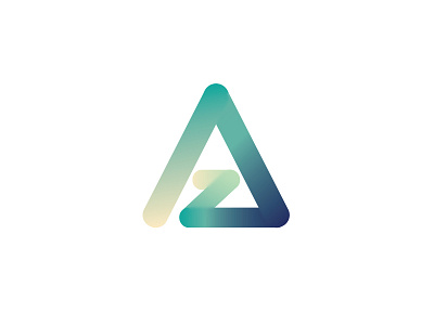 A-Z logo a z academy logo gradients letter a letter z logo logo design modern gradients monogram soft tutoring logo