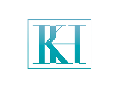 KH Monogram - Logo Design construction company deconstructed kh kh monogram logo logo design monogram typographic logo typography
