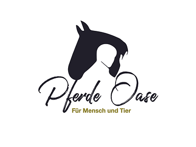 Pferde Oase - Horse Oasis - Logo Concept animal animal care animals horse care horse logo horse oasis negative space