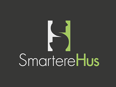 SmartereHus Logo Design - Smart House house app house safety hs logo monogram negative space smart smart app smart house