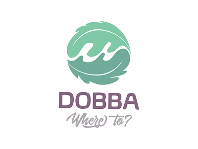 Dobba Logo - Camper Hire - Oak Leaves camper camper hire camping croatian dobba icon logo negative space oak oak leaves road
