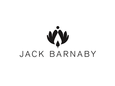 Jack Barnaby Logo - Scented Candles Manufacturer candle clever flame flicker flower handmade logo minimal negative space scented candles wick