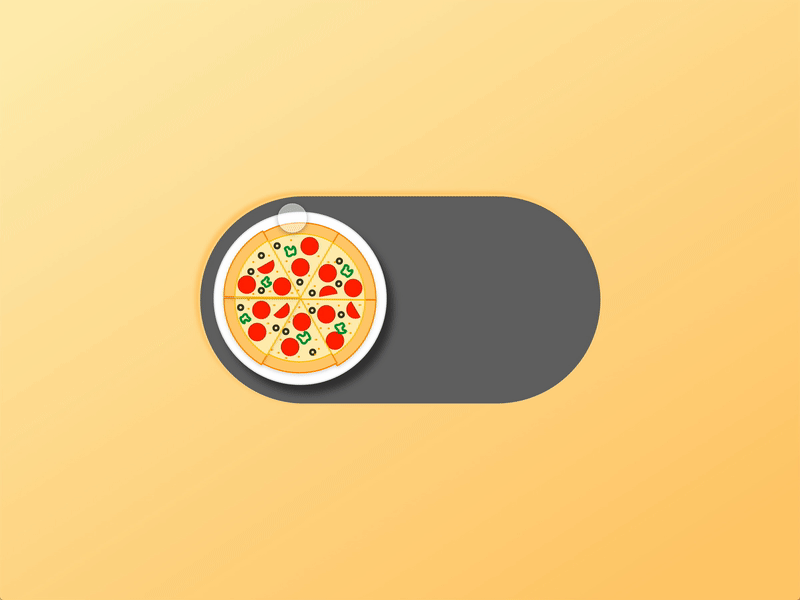 Daily UI 015 - On/Off Switch animated gif animated pizza animated ui animation daily challenge daily ui daily ui 015 on off on off switch onoff pizza switch ui ui ux design ui challenge