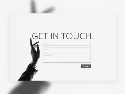 Daily UI 028 - Contact Form contact form contact page contact us daily 100 challenge daily ui daily ui 028 daily ui challenge design get in touch minimal minimalism ui ui ux design ui design ui ux uiux ux