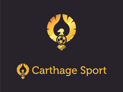 Carthage Sport Logo bet branding eagle football logo logo design logodesign logotype sport bet sport logo