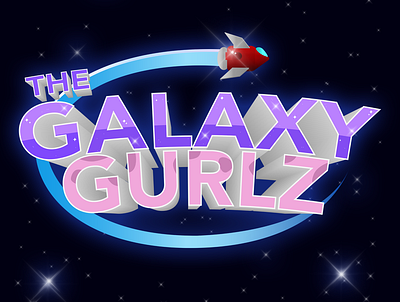 NFT logo design - Galaxy Gurlz galaxy graphic design logo nft nft art star logo star trek star wars