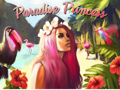 Paradise Princess Collection - NFT & Cosmetic packaging