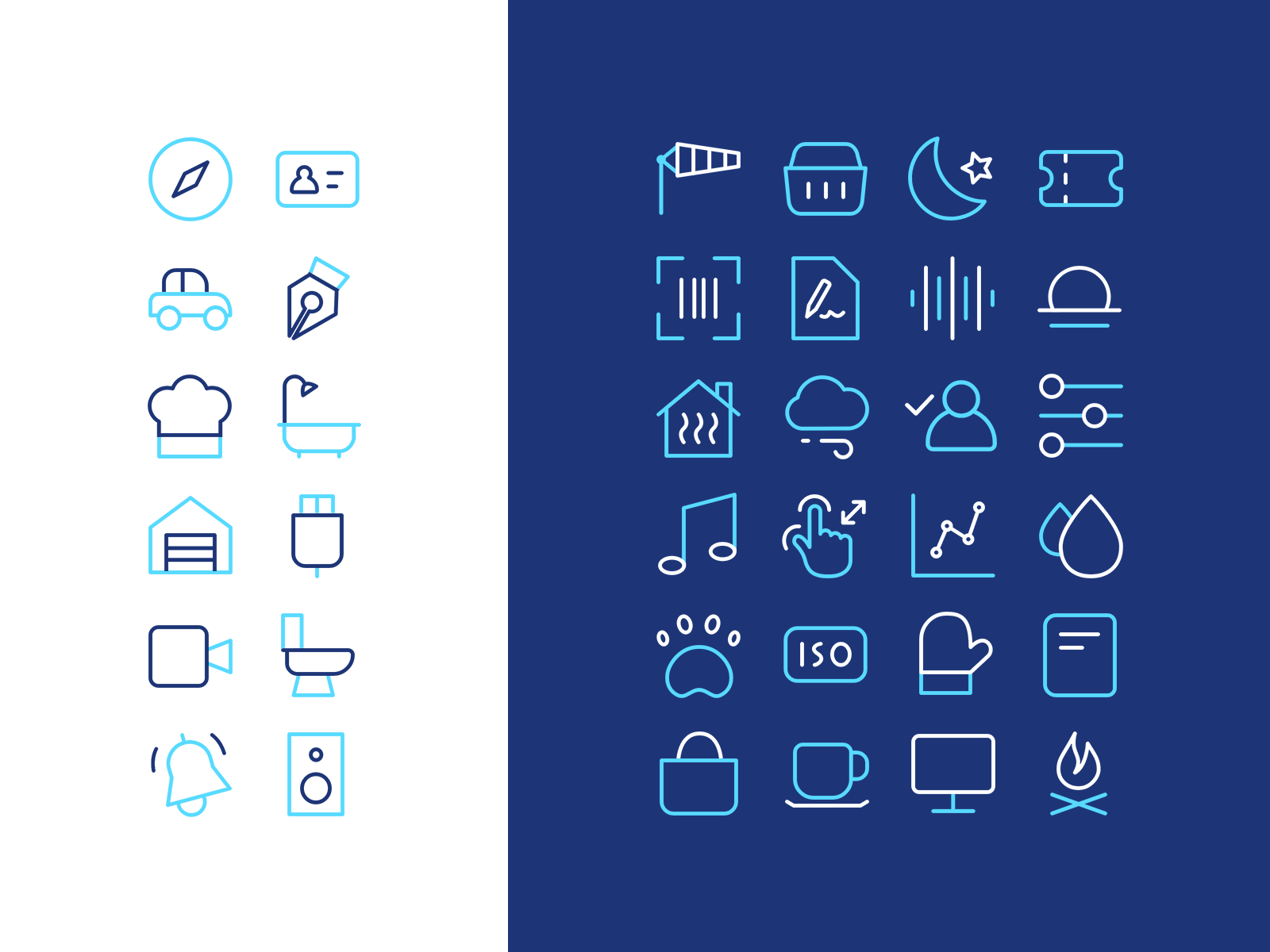 Outline Icons Set dark icons hd icons icons design icons set iconset light icons outline web icons