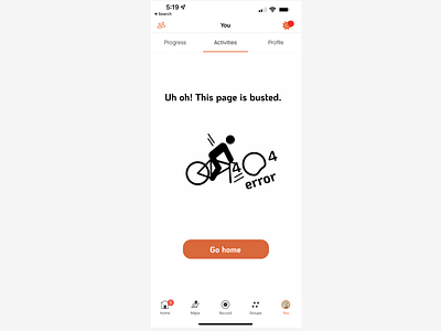 Strava 404 error