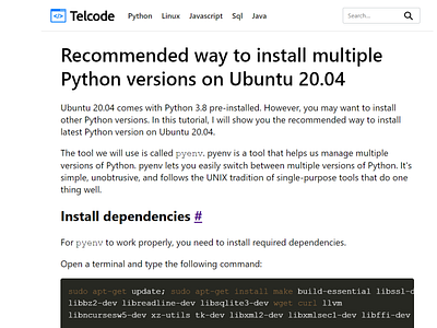 Recommended way to install multiple Python versions on Ubuntu 20 python ubuntu