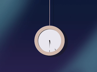 Pendulum 2d animation aftereffects animation clock gif illustration loop pendulum