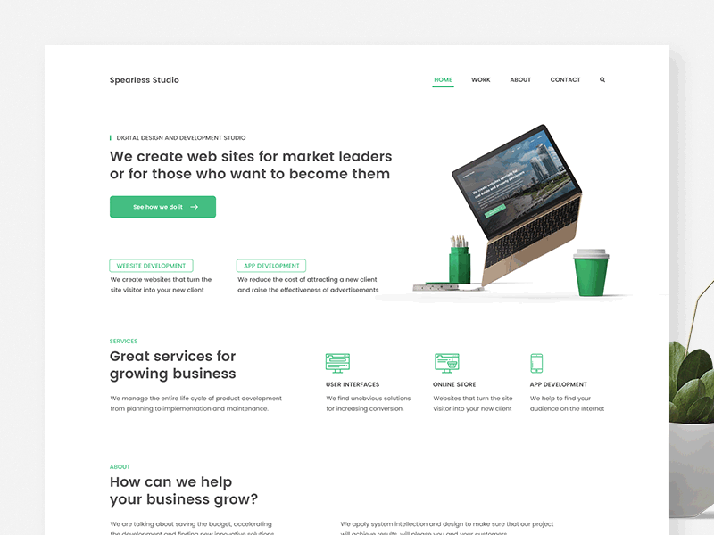 Spearless Studio / Home Page