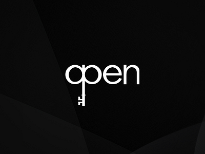 Open key logo open
