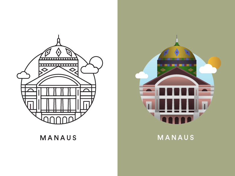 Hey there Manaus! america architecture brazil building city icon manaus monument south