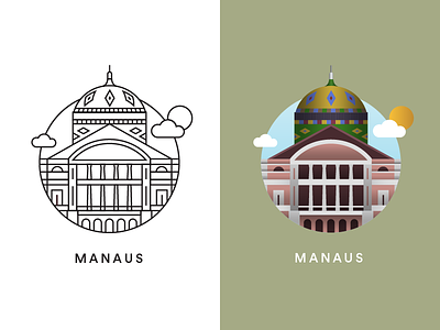 Hey there Manaus! america architecture brazil building city icon manaus monument south