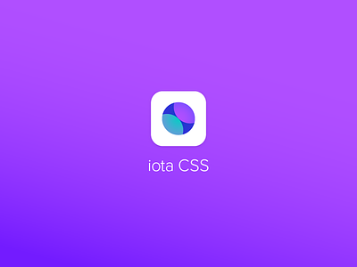 iota CSS logo css framework icon identity iota logo purple symbol visual