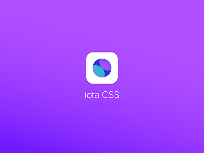 iota CSS logo css framework icon identity iota logo purple symbol visual