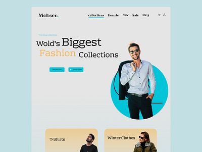 Cloth Store beautiful clothing store design fashion fashion design online store store ui web design for store