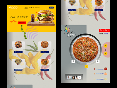 Online FastFood fastfood food online fastfood online website ui