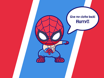 Spider Man avengers blue cartoon character design hero illustration man marvel red spider spider man spiderman ui web