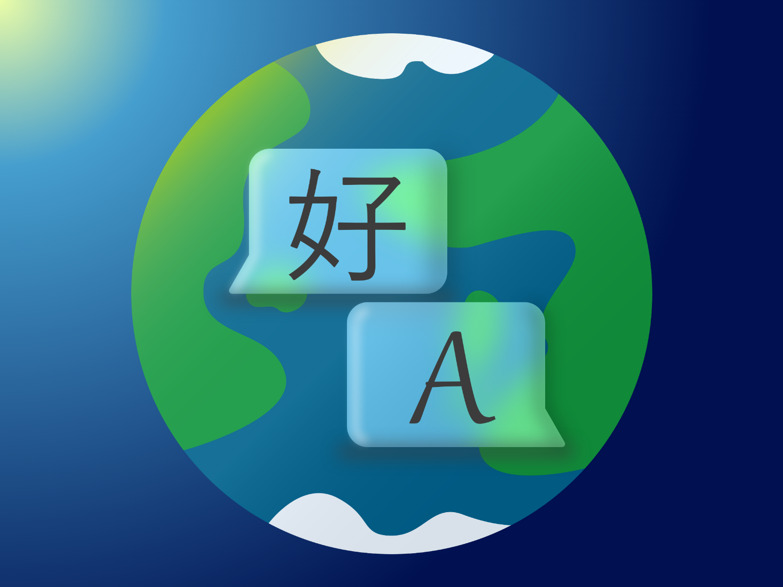 Translate/Language Logo/Icon by William Ovando on Dribbble
