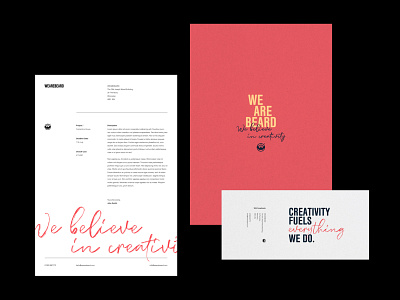 Brand Stationery branding compliment slip design letterhead logo project project information script studio typography