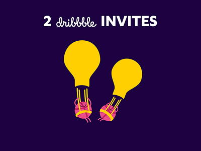 2 Dribbble Invites