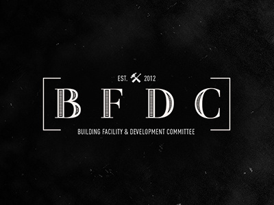 BFDC Logo branding design icon identity logo modern mono portfolio texture vintage