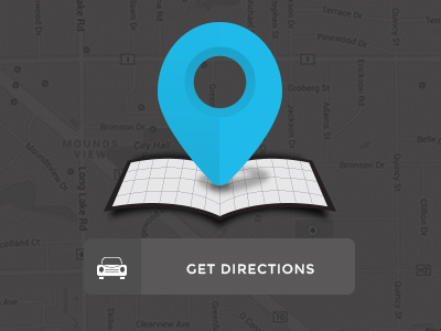 Location Pin car design directions graphic icon location map pin