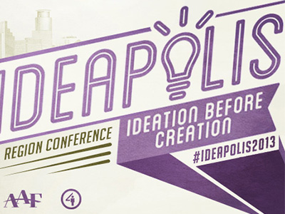 Ideation Before Creation banner conference design facebook graphic ideapolis minneapolis web