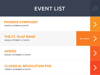 Event List buy event list search tickets
