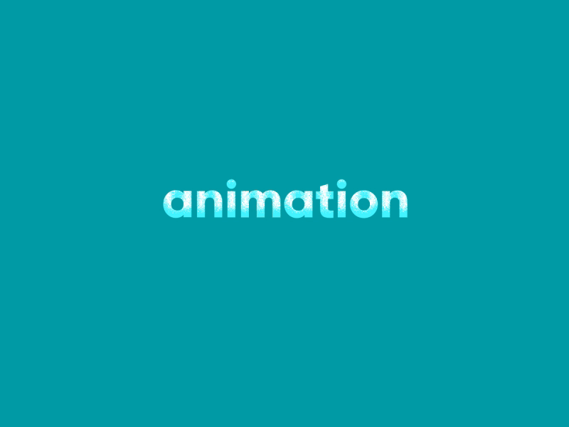 Typography animation