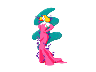 Queen characterdesign dragqueen ill illustration lgbt parade queen scatterbrush vector