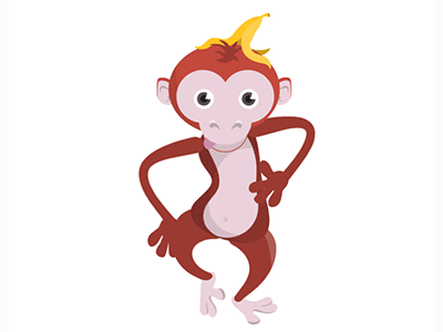 Dancing Monkey banana dancing fun loop monkey