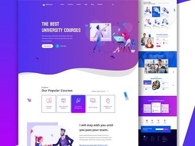 Eduzoon - Education & Online Course Template Design