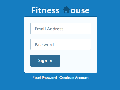 Simple Login blue log in login logo sign in user interface