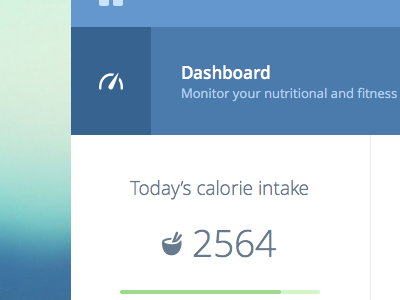 Fitness Dashboard - Sneak Peak dashboard fitness ui user interface