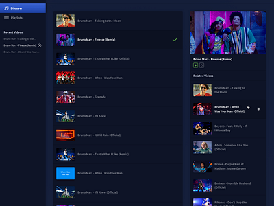 YouTube Playlist Manager by John Jackson on Dribbble