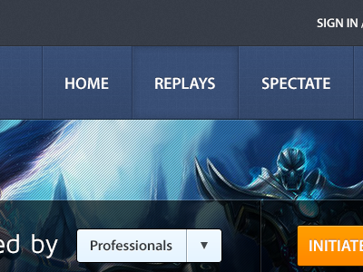 League of Legends - Replay blue league of legends lol opacity ui user interface