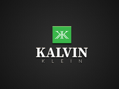K letter text based font type wordmark logo design