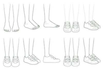 How to Draw Anime Shoes Step by Step  AnimeOutline  Anime drawings How  to draw heels Fashion drawing sketches