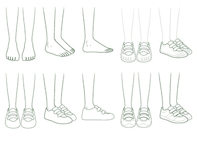 How to Draw Anime Shoes for beginners by How To Draw A Easy on Dribbble