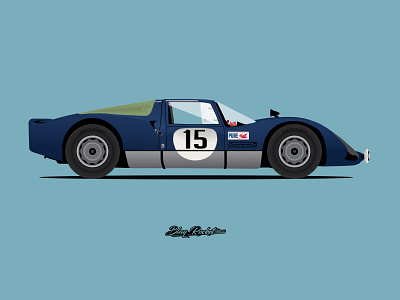 porsche 906 17 Caleb Brown Blaq Rocket Media