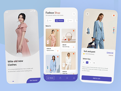 Fashion Ecommerce Application app app design clothing app e commerce e commerce app ecommerce ecommerce app fashion fashion app fashion brand ios ios app design mobile mobile app online store shop app shopping app ui ux