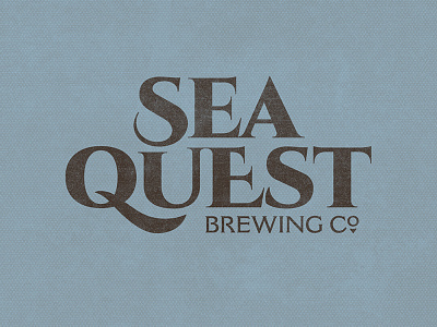 Sea Quest Logotype beer florida logo logotype ocean sea water
