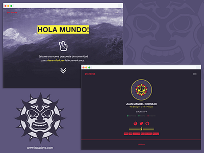 Incadevs - Dev community web design
