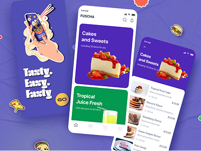 Food Delivery Application Concept foodapp fooddeliveryapp mobileapplications ui