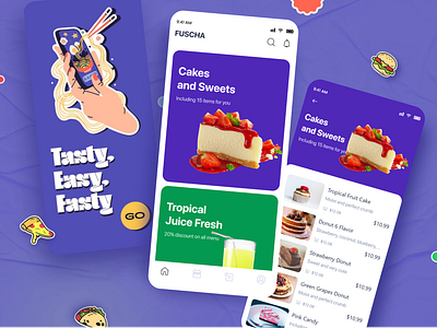 Food Delivery Application Concept foodapp fooddeliveryapp mobileapplications ui